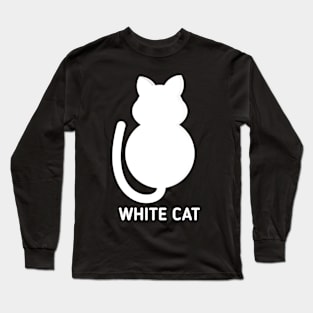 White Cat Long Sleeve T-Shirt